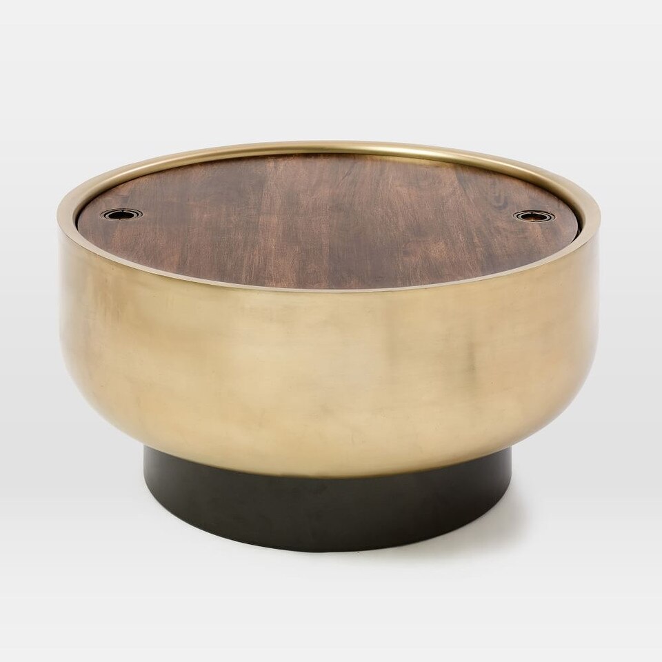 Drum Storage Coffee Table (81 cm) West Elm UK